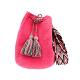 Mochila Wayúu unicolor mediana