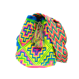 Mochila Wayuú mediana con diseño