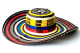 Sombrero Vueltiao  15 vueltas TRICOLOR